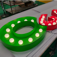 Letras LED de Acero Inoxidable Personalizadas de Alta Calidad Zhichengda, Logotipo Retroiluminado, Letrero Luminoso Comercial, Modelo de Cartel Publicitario 071