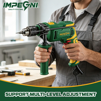 Perceuse à percussion électrique 850W AC avec mandrin 13mm et poignée auxiliaire OEM pour le perçage du bois, du métal et du béton