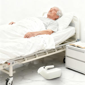 Urinario Masculino Móvil Ecológico de 1 Litro de Capacidad, Dispositivo Urinario de Plástico con Tapa de Cierre Seguro para Pacientes Encamado, Cuidado de Ancianos - Product Image 1