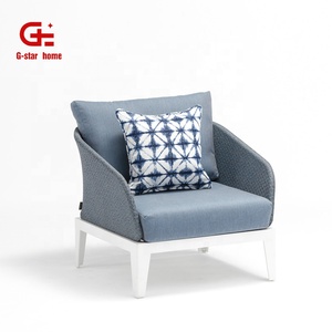 Vente en gros <span class=keywords><strong>de</strong></span> canapé simple moderne en aluminium mobilier <span class=keywords><strong>de</strong></span> jardin extérieur avec <span class=keywords><strong>coussin</strong></span> pour le patio ou le salon pour les hôtels - Product Image 1