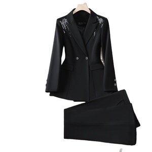 Nuevo Estilo en Promoción, <span class=keywords><strong>Traje</strong></span> de Oficina <span class=keywords><strong>para</strong></span> <span class=keywords><strong>Mujer</strong></span>, Diseño de Trajes Ejecutivos <span class=keywords><strong>para</strong></span> Mujeres Jóvenes, Sexy y <span class=keywords><strong>Formal</strong></span> - Product Image 1