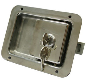 Truck Paddle <b>Lock</b> Recessed <b>Tool</b> <b>Box</b> Door <b>Lock</b> Flush Mount Paddle Slam - Product Image 2