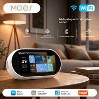 Passerelle Intelligente Tuya Smart Home WiFi avec Écran de Contrôle, Contrôle Multi-modes, Télécommande Infrarouge et Alexa Intégrée HiFi