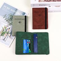 Set Hadiah Eksekutif Promosi: Sampul Paspor Kulit PU Kustom dan Dompet Perjalanan untuk Pengatur Dokumen Bisnis Gaya Wanita
