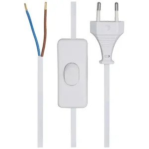 GU10 keramiklampenhalter mit 2*0,75 pvc-kabel h03vv-h2 250 V 16 A VDE-Zertifikat für GU10 led-möbel-unterleuchte