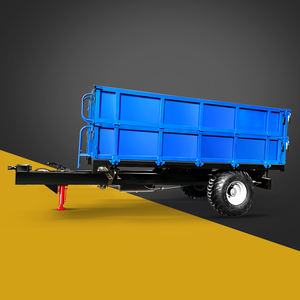 Venta al por mayor de fábrica 3 Ton 5 Ton 7 Ton 4 Wheel Farm Utility Trailer Mobile Mini Dump Trailer para la venta - Product Image 6