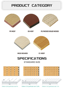 MJ MASTER ACOUSTIC Groove Panel acústico <span class=keywords><strong>de</strong></span> madera Paneles <span class=keywords><strong>de</strong></span> pared insonorizados Tableros <span class=keywords><strong>de</strong></span> aislamiento <span class=keywords><strong>de</strong></span> ruido Techo reductor <span class=keywords><strong>de</strong></span> sonido - Product Image 4