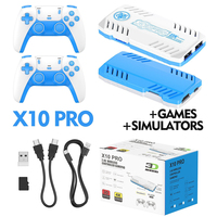 X10 Pro 4K TV Game Stick, Sistema Android de Código Abierto, 128 GB, Controles Inalámbricos Duales de 2.4G