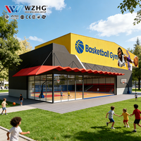 Pista de Baloncesto con Estructura de Acero y Techo Solar 2026, Pabellón Deportivo de Energía Sostenible