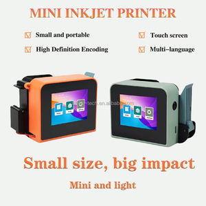 Barra de fecha de caducidad portátil TIJ de 12,7mm Código QR Número de lote Imprimir Mini impresora de inyección de tinta en superficie plana - Product Image 6