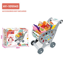 Carrito de compras individual gris (HY-105943)