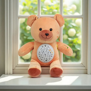 Juguete de Peluche con Instrumento Musical, Muñeco de Peluche con 70 Melodías, Proyector de Luz, Lavable - Product Image 1