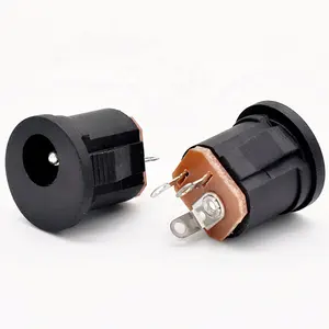 3-Pin 5.5MMX2.1Mm/2.5Mm Dc Plug Power Cable Cord Connector Dc Jack Lader Adapter Vrouwelijke Socket DC-022-A