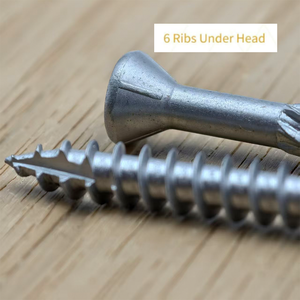 สกรูไม้สแตนเลสเกรด A หัว Torx แบบฝังร่อง พร้อมก้านเกลียวแบบ Knurled ยี่ห้อ <span class=keywords><strong>BoZhan</strong></span> รุ่น BZ-101 - Product Image 4