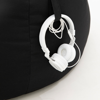 Grand fauteuil poire fonctionnel pour gamer, idéal pour l'intérieur et l'extérieur, en polyester 600D