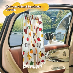 Cortina para Auto con Diseño de Animales de Dibujos Animados, Bloqueador Solar, Privacidad, Protección Solar Universal para las Cuatro Estaciones - Product Image 4