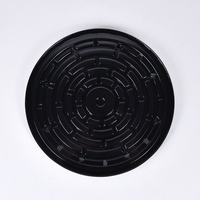 Boîtes à gâteaux rondes en plastique jetables RESG de 12 pouces, empilables, avec couvercle transparent, pour boulangerie