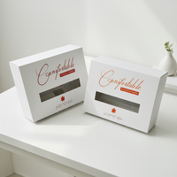 Cartes de remerciement 'Grateful' en or rose, enveloppes, autocollants, bougies, papier à lettres, boîtes rigides à fermeture magnétique pour baby shower de fille ou fête prénuptiale