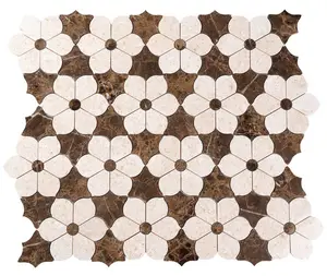 Bán buôn giá rẻ Hoa Anh Đào mô hình Gạch Mosaic đá cẩm thạch trong hồ bơi phòng tắm nhà bếp nhà vệ sinh sàn tường gạch