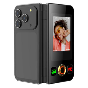 Téléphone à clapet double écran 2G GSM double carte SIM 2,8 pouces + 2,4 pouces, clavier, style gaming, appareil photo, radio FM, batterie 1150 mAh, version espagnole - Product Image 4