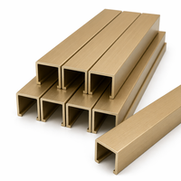 Profils en T en aluminium extrudé 6063-T5 usinés CNC et thermolaqués sur mesure pour cadres de machines industrielles