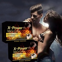 Prix d'usine, vente chaude, café X Power, énergie et fertilité pour hommes, poudre de café instantané à la maca, dosage pour adultes