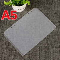 Pochette pliable en plastique PVC, résistante à l'eau, 6 trous, fermeture éclair, pour audi A4/A5/A6/A7/B5