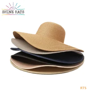 Amazon 2022 Shinehats Stro Hoeden Zon Strand Vrouwen Dames Brede Rand Floppy Chapeau Sombrero De Paja Groothandel 100% Papier Kinderen