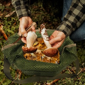 Bolso cruzado de malla con correa ajustable, bolsillo transparente, bolsa de almacenamiento para actividades al aire libre, jardín, recolección de frutas y verduras, camping - Product Image 6
