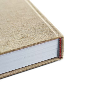 บริการพิมพ์ตามสั่ง สมุดบันทึกไดอารี่แบบกำหนดเอง ปกแข็ง ปกผ้า สมุดโน้ตขนาด A5 พร้อมริบบิ้น - Product Image 4