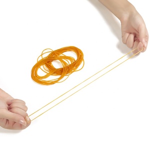 Vente en gros d'usine : Élastiques en caoutchouc naturel transparent jaune, extensibles, écologiques, non toxiques et non collants - Product Image 4