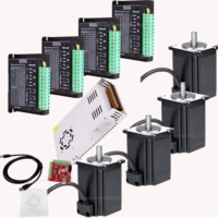 BEGIST NEMA23 57BYG250C Kit Motor Stepper 2 Torsi 2Nm dengan Driver TB6600 untuk Mesin Printer 3D Router CNC