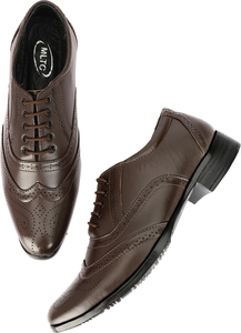 Zapatos Formales Casuales de Cuero Genuino Marrón para Hombre, Ajuste Regular, Cómodos para Oficina, Negocios y Uso Diario - Product Image 4
