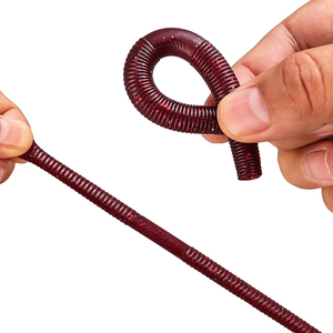 10.5cm 6g 13.5cm 7.5g mềm Senko câu cá thu hút 8 màu sắc PVC Giun đất nhân tạo mì <span class=keywords><strong>Worm</strong></span> câu cá mồi mềm mới đến - Product Image 2