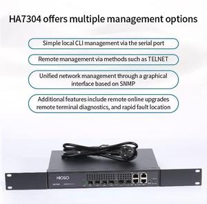 HiOSO HA7304 Without PON Modules 4PON OLT MINI 4port Fiber Equipment Appliance Factory Price Hot Sale Pizza <b>Box</b> GEPON - Product Image 4