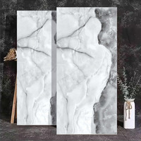 Carreaux de porcelaine vitrifiée émaillée de luxe 60x120cm pour la décoration de sols de villas modernes ou de chambres d'hôtel