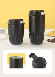 9oz 16oz 316 Edelstahl Isolierter Kaffeebecher mit Doppeltrinkdeckel Auslaufsicherer Tragbarer Reisebecher - Product Image 3