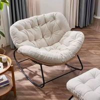 Fauteuil inclinable de salon en velours confortable, style nid d'oiseau, pour balcon, mobilier de maison, détente et repos, chaise longue à bascule