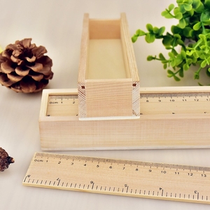 Bambus Farbe Geschäfts büro Holz waage Feder mäppchen Abdeckung abnehmbare Holz Holz Tischplatte Aufbewahrung sbox - Product Image 2