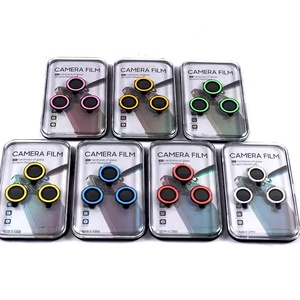 Película luminosa para lente de cámara, protector de cristal templado para <span class=keywords><strong>iphone</strong></span> 11 12 14 13 pro max - Product Image 2