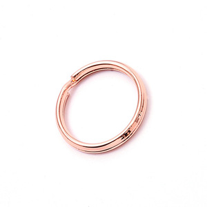 Zinc Alloy Round <b>Key</b> <b>Ring</b> 25mm Angle Carabiner Keychain Part Lightweight Home Use Metal Hardware Accessory - Product Image 2