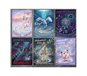 YQ Creative Fan Art Pokemoned Fantasy Shikishi Collector's Edition Sports Card Party Favors Cover Bulk Dragons Return Go Game - Product Image 3