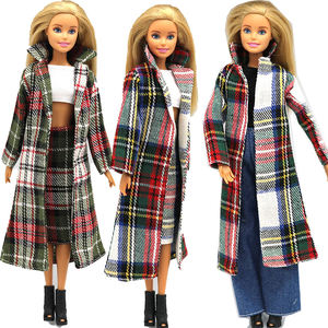 ชุดเสื้อผ้าตุ๊กตาผู้หญิงหลากสีสัน ชุดกีฬาสไตล์ทหาร พร้อมกางเกงขายาวและเสื้อโค้ทสำหรับตุ๊กตา - Product Image 1