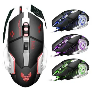 Ready to ship portable wired gaming computer mouse for computers