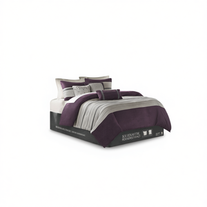 Ensemble de couette Db 7 pièces en polyester tissé à motifs floraux pour lit Queen, King, Super King, chambre à coucher, maison, hôtel, mariage - Product Image 1