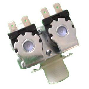 Pièces de distributeur d'eau sous pression à double vanne, un entrée et deux sorties, pour utilisation avec les machines à laver de haute technologie - Product Image 2