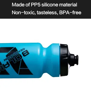 Botol Air Multifungsi Kustom Meremas Air Keluar Olahraga Luar Ruangan Sepeda Gunung Mengendarai Botol Air