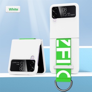 Custodia custodia per telefono con cinturino da polso di lusso con armatura opaca per Samsung Galaxy Z Flip 7 FE 7 6 <span class=keywords><strong>5</strong></span> / ZFlip 4 3 Hard PC <span class=keywords><strong>Cover</strong></span> antiurto - Product Image 1