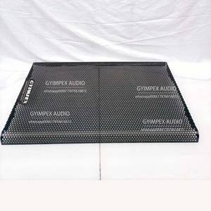 Rejilla de Altavoz Personalizada, Rejilla de Acero Inoxidable, Pantalla Metálica Perforada, Rejilla de Altavoz Recubierta de PVC, Malla de Alambre Negra - Product Image 1