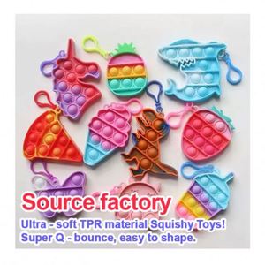 Venta al por mayor logotipo personalizado sensorial niños Fidget Popper Speelgoed silicona Edc juguete sensorial Squeeze Fidget juguetes para adultos niños - Product Image 6